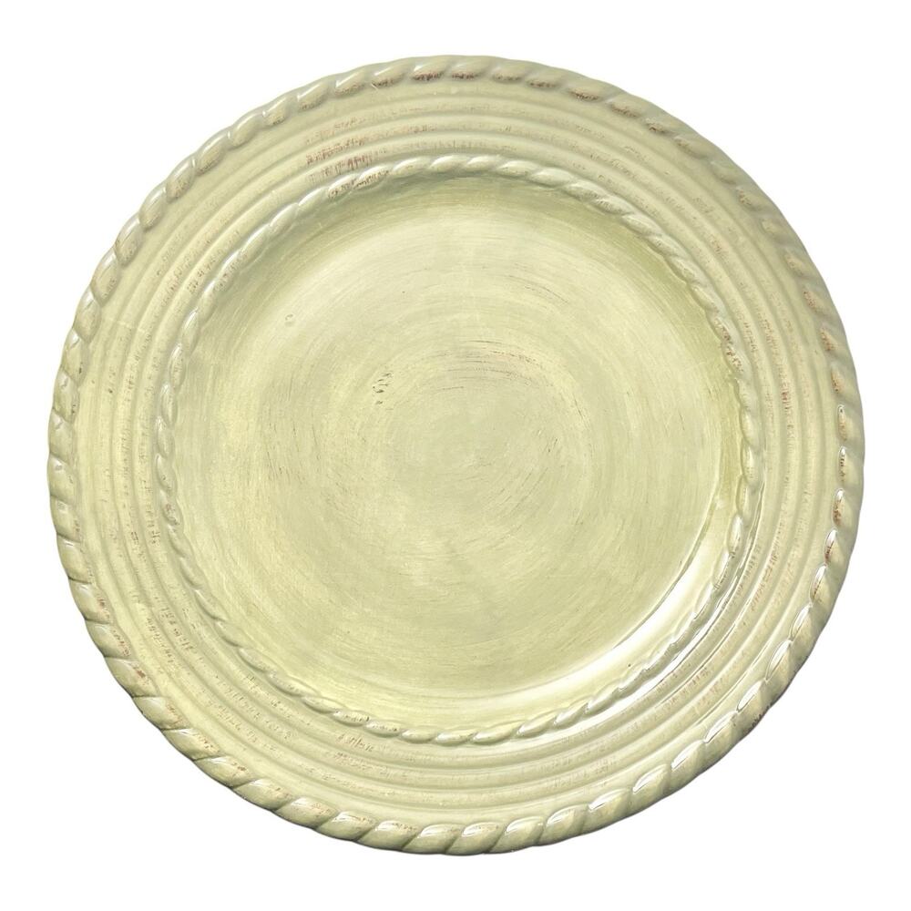 Roscher & Co. “Bellini (Sage Green)” Single Ceramic Dinner Plate 11 3/8”